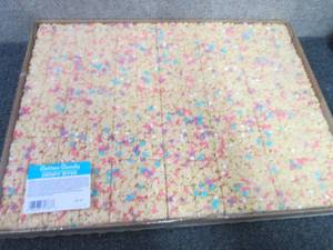 Tray of FROZEN Cotton Candy Crispy ...
