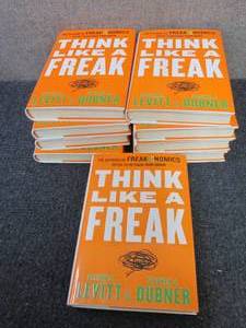 9 Copies Think Like a Freak...