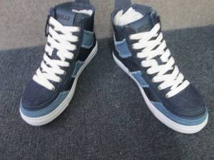 Billy Womens Chevron High Top Blue...