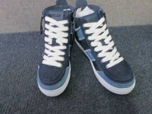 Billy Womens Chevron High Top Blue...