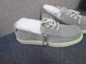 Billy Mens Boat Shoes Grey Suede N...