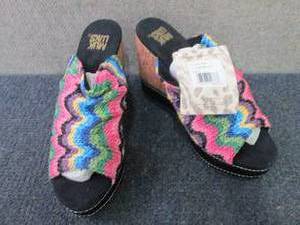 Size 9 MultiColor MukLuks Wedges...