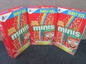 3- 18.6 oz Lucky Charms Minis...