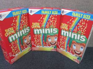 3- 18.6 oz Lucky Charms Minis...