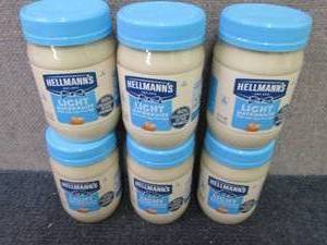 6- 15 oz Hellmans Light Mayonnaise...