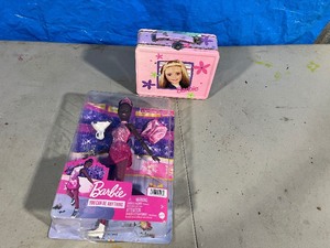 New Barbie in Package and Barbie Lunch Box