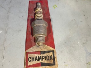 Plastic Champion Spark Plug Wall Hanging