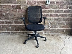 Allsteel office chair with mesh back