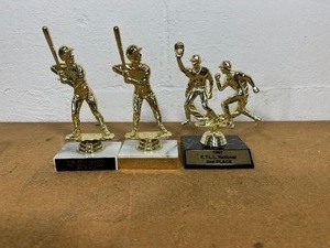 Three Baseball Trophies