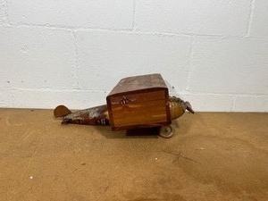 Wooden Airplane Jewelry Box