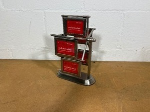 Rotating Photo Wheel with Five Picture Frames