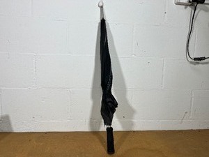 Black Schuler Shoes Logo Umbrella