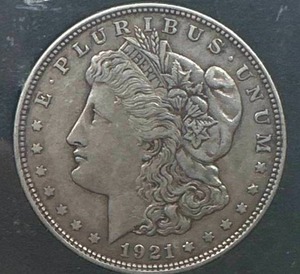 1921 Morgan Silver Dollar (beautiful patina)
