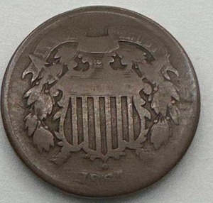 1864 Two Cent Piece