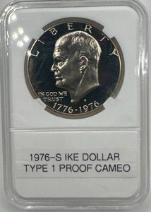 1976-S GEM Proof Eisenhower Dollar