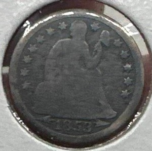 1853 Seated Liberty Dime
