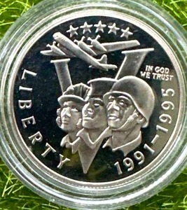 1993 Proof 50th Anniversary WWII Half Dollar
