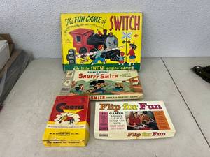 lot 22 image: Vintage Games - Cootie, Snuffy Smith