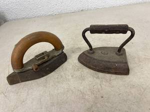 lot 47 image: Antique Irons