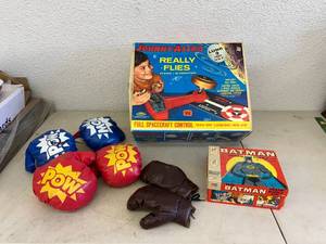 lot 82 image: Boxing Gloves & Games