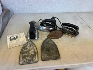 lot 120 image: Vintage Irons & Trivets