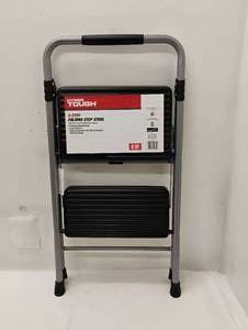 lot 41 image: NEW HYPER TOUGH 2 STEP FOLDING STEP STOOL