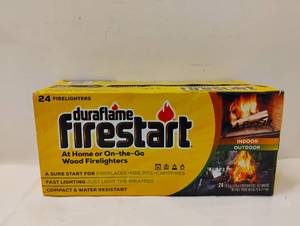 lot 37 image: NEW DURAFLAME FIRESTART 24PK