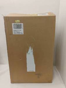 lot 45 image: NEW RECTANGULAR GOLD COLORED TRASH CAN
