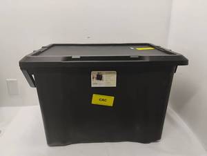 lot 54 image: NEW BRIGHTROOM HEAVY DUTY WHEELED LATCHING TOTE