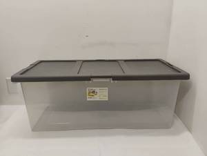 lot 55 image: NEW BRIGHTROOM STACKABLE LATCHING BIN