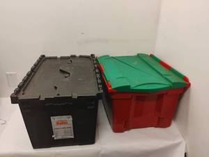 lot 57 image: 2 STORAGE CONTAINERS