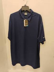 lot 64 image: NEW NIKE GOLF POLO SHIRT SIZE XXL BLUE