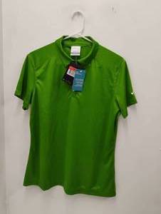lot 69 image: NEW NIKE WOMENS GOLF POLO SHIRT SIZE LARGE GREEN