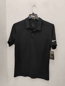 lot 71 image: NEW NIKE GOLF POLO SHIRT SIZE SMALL BLACK