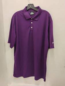 lot 70 image: NEW NIKE GOLF POLO SHIRT SIZE XLT PURPLE