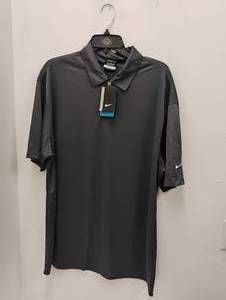 lot 72 image: NEW NIKE GOLF POLO SHIRT SIZE XL GRAY