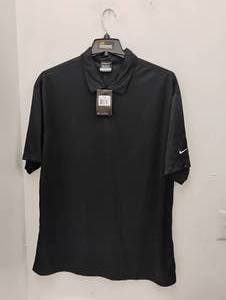 lot 67 image: NEW NIKE GOLF POLO SHIRT SIZE XXL BLACK