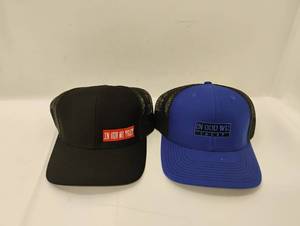 lot 86 image: 2 NEW IN GOD WE TRUST HATS