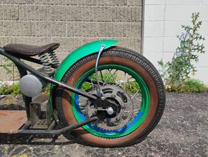 lot 95 image: PROJECT MINI KNUCKLEHEAD CHOPPER FRAME