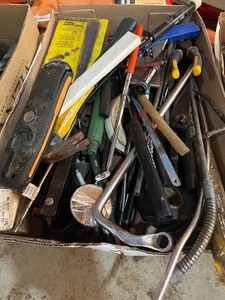 Box of hand tools