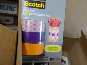 Case of 36 Scotch Expressions Tape...