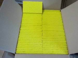 Box of 60 x 3 x 5 Yellow Cleaning Pads