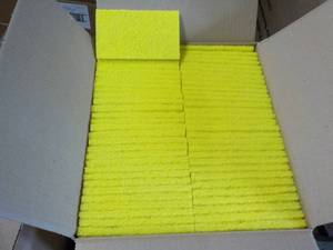 Box of 60 x 3 x 5 Yellow Cleaning Pads