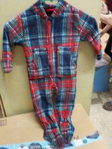 Alexander Del Rossi Fuzzy Super Warm PJs size 2T