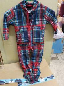 Alexander Del Rossi Fuzzy Super Warm PJs size 2T