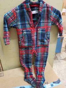 Alexander Del Rossi Fuzzy Super Warm PJs size 2T