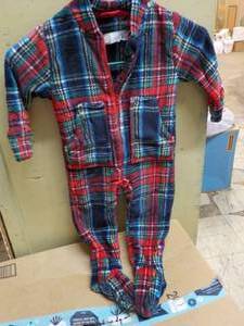 Alexander Del Rossi Fuzzy Super Warm PJs size 4T