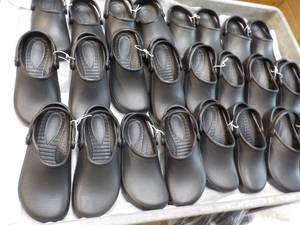 12 pair Black size 344 Clogs...