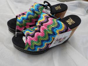 Mukluks Multi Sandals size 10...