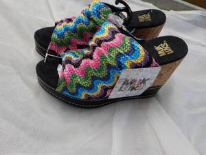 Mukluks Multi Sandals size 10...